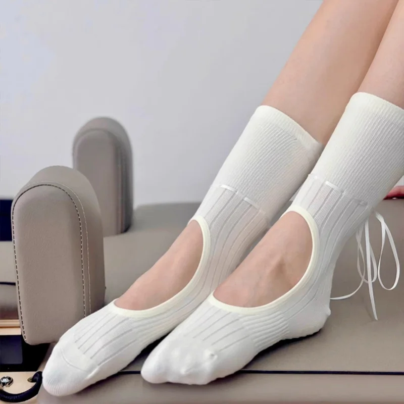 Medias Para Pilates Y Yoga - Moda Donna Calzini da yoga Nastri