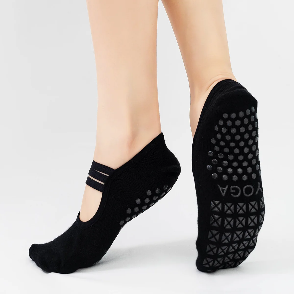 Medias Para Pilates Y Yoga - Calzini da yoga antiscivolo in silicone